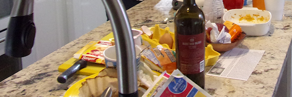 Creating the Kitchen Mess