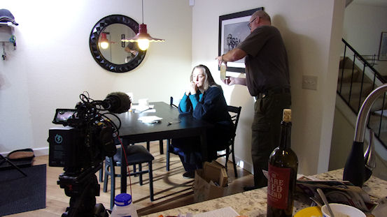 Setting Up Lighting for the Kitchen Scene