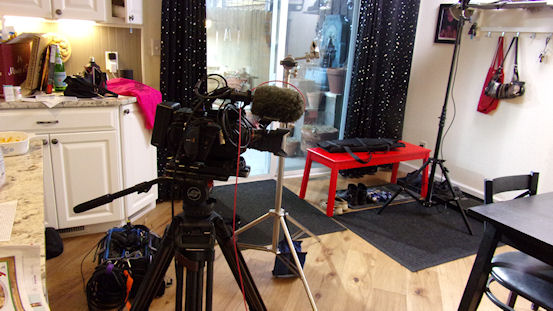 Shooting the Kitchen Scenes